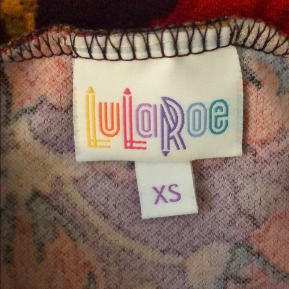 LulaRoe floral skirt - Picture 3 of 3